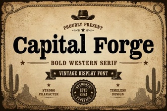 Capital Forge Font: Bold Creative Design Ideas and Inspiration