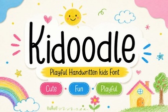 Kidoodle Font: Fun and Playful Typeface for Creative Projects
