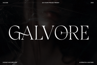 Galvore Font: a Bold Choice for Creative Design Projects